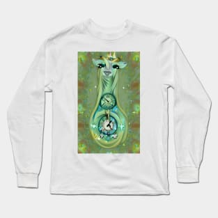 Llama Unicorn of Perfect Timing Long Sleeve T-Shirt